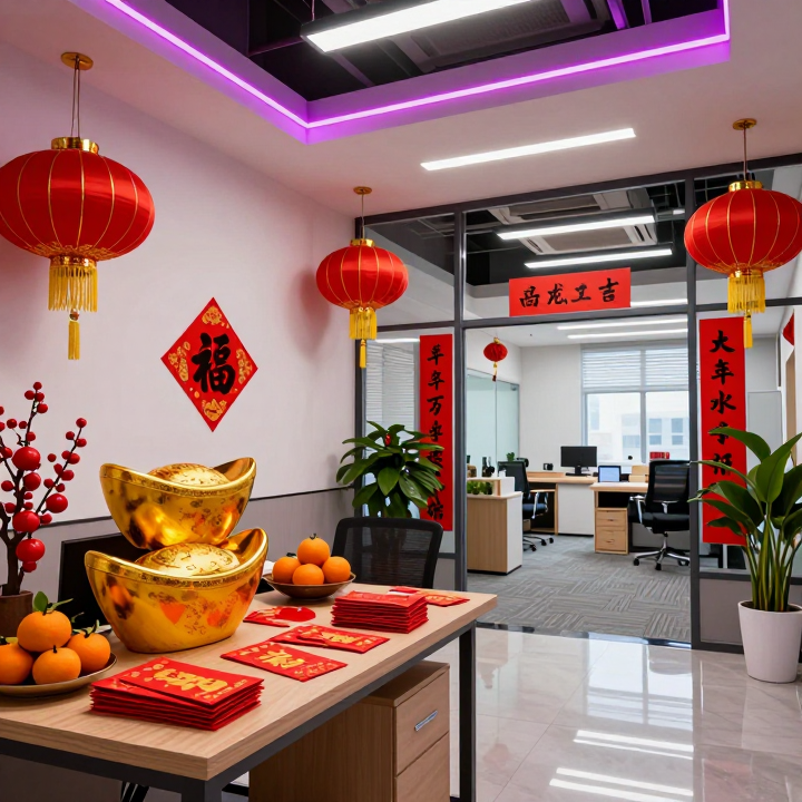 AI公司办公室大厅大图