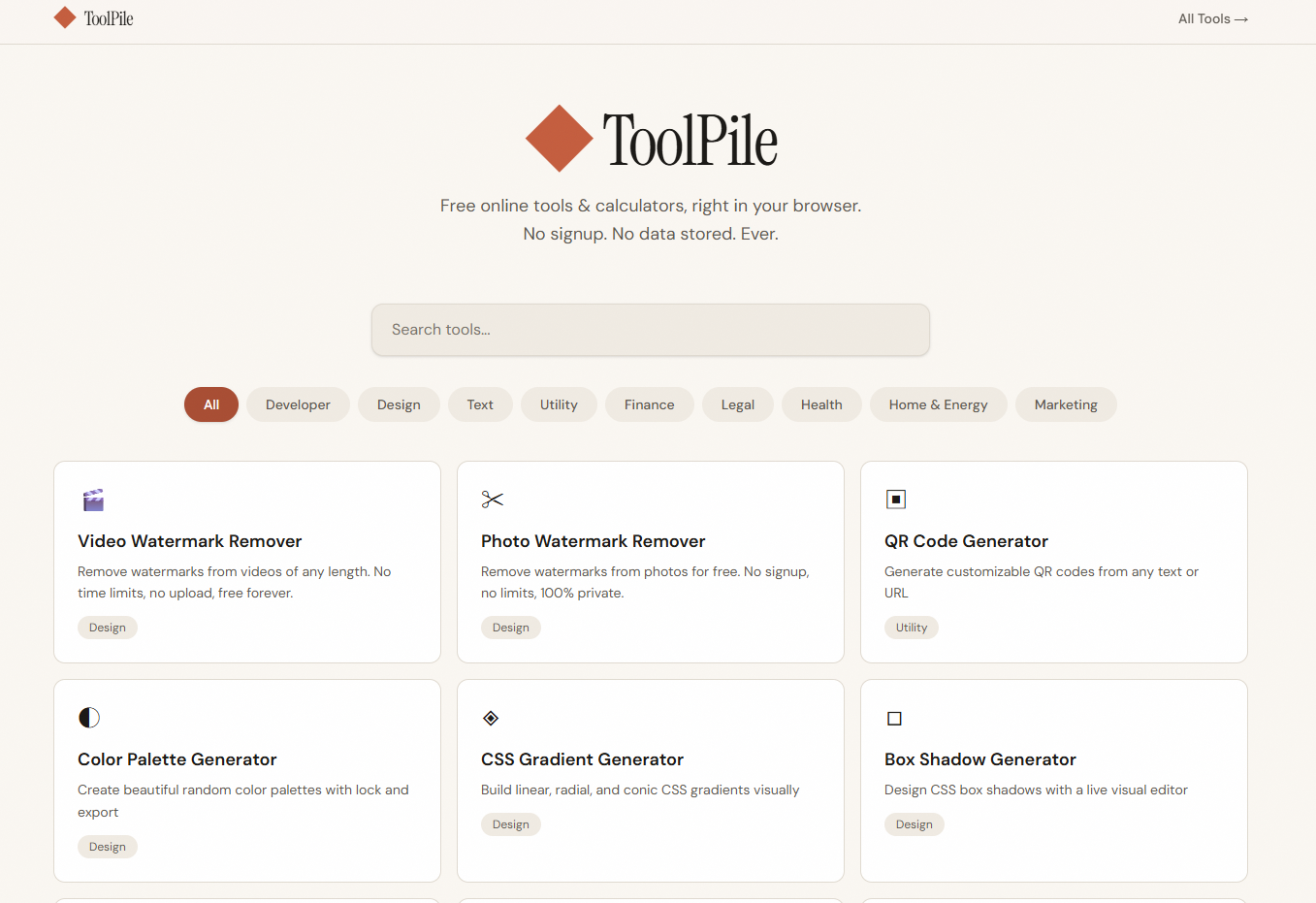 toolpile