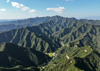 本地comfyUI 5060TI显卡生成的秦岭俯视航拍效果图